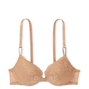 Sexy lace tee push up bra